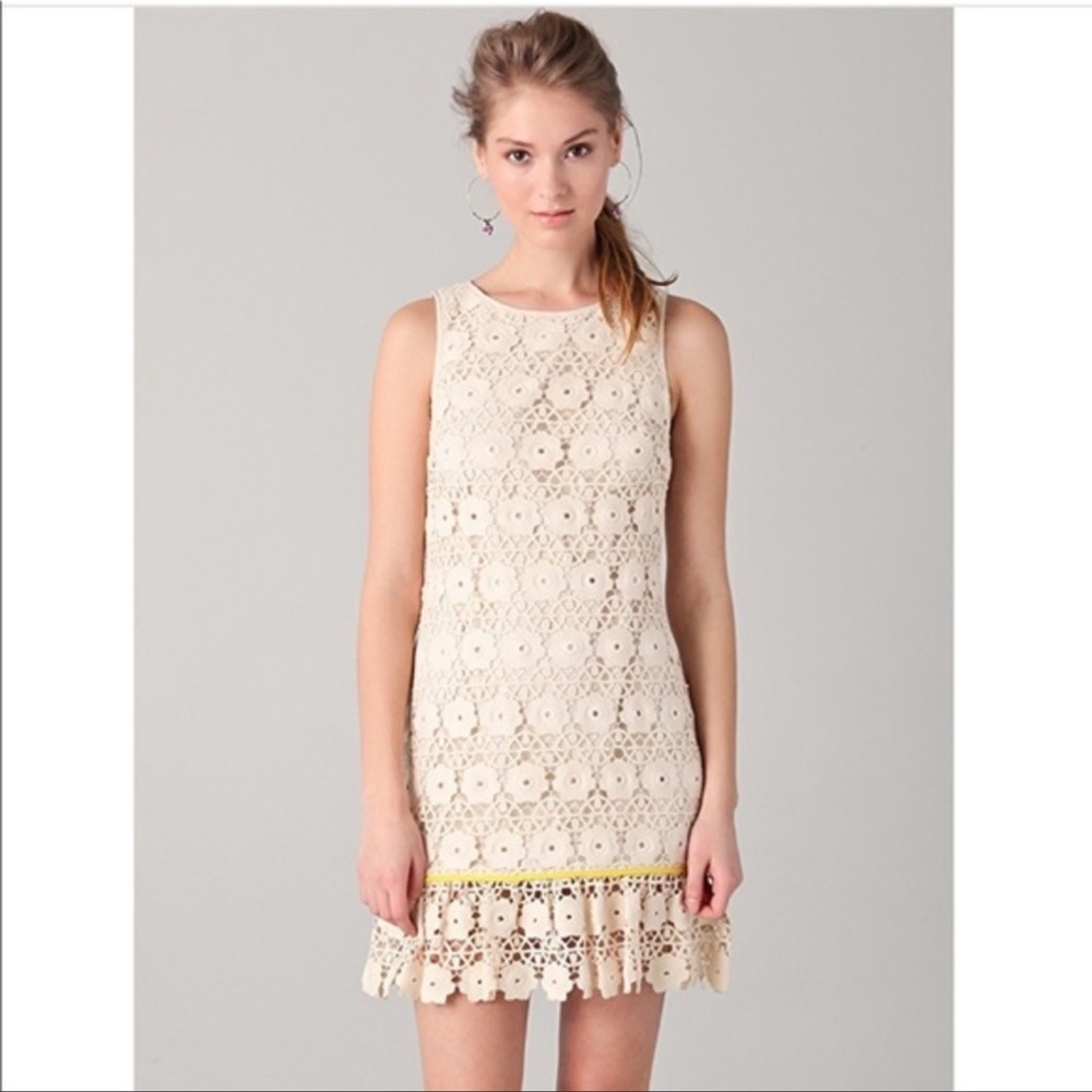 JUICY COUTURE | Embroidered cutout cotton dress